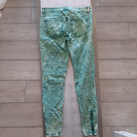 Green washed Skinny jeans - Picture 2 of 2